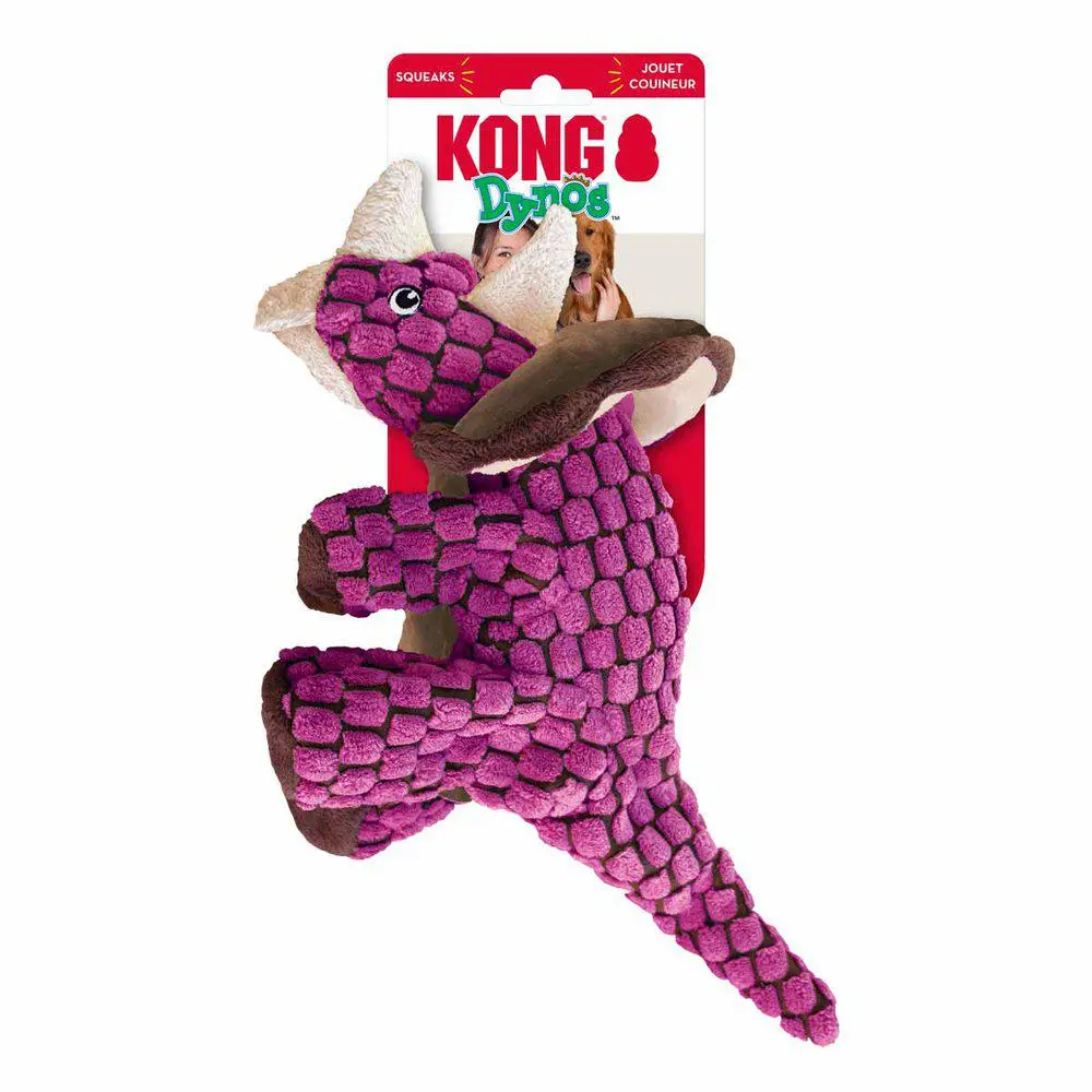 KONG Dynos Triceratops - bamse til hunde